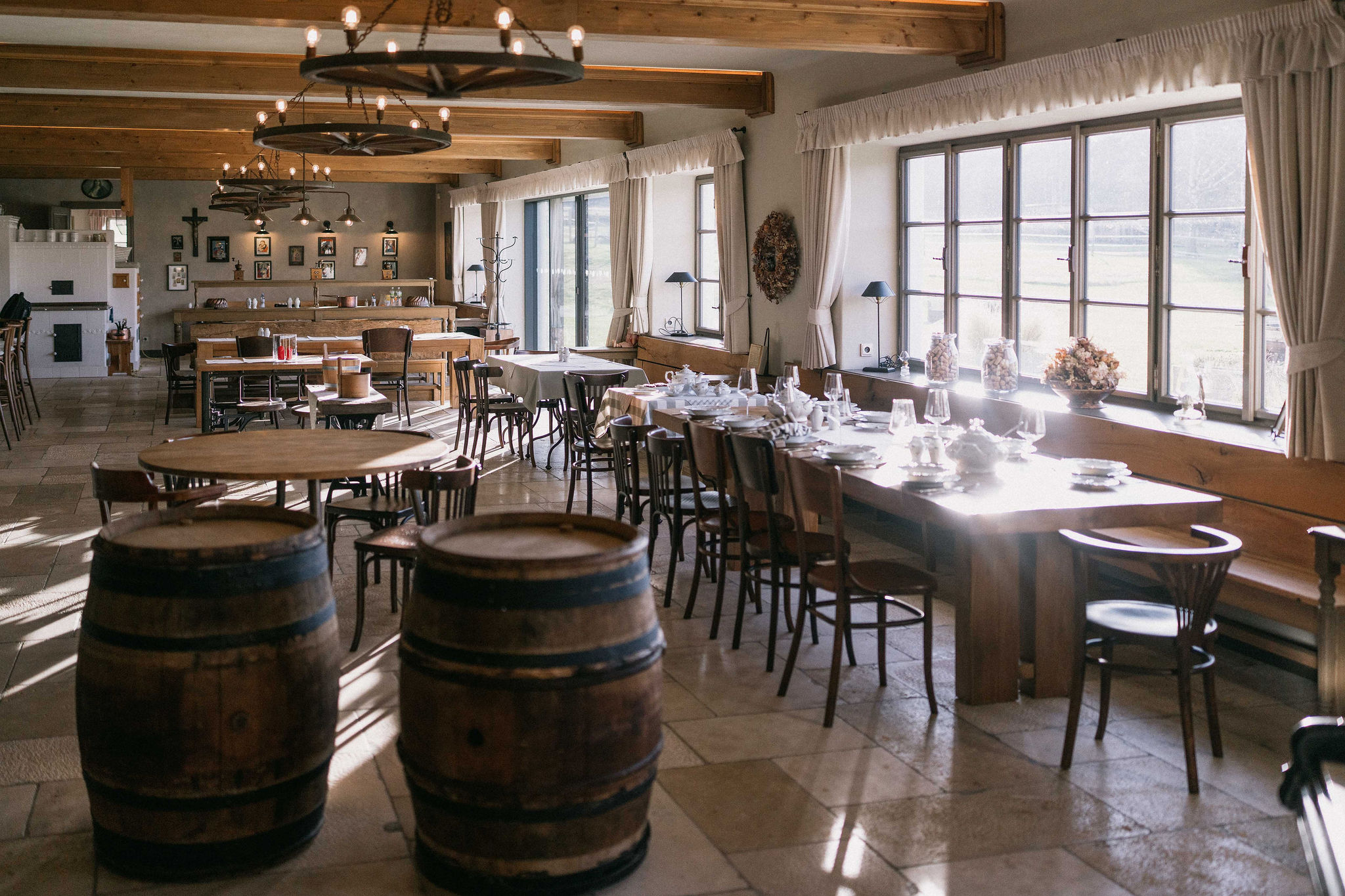 Hlavní sál restaurace